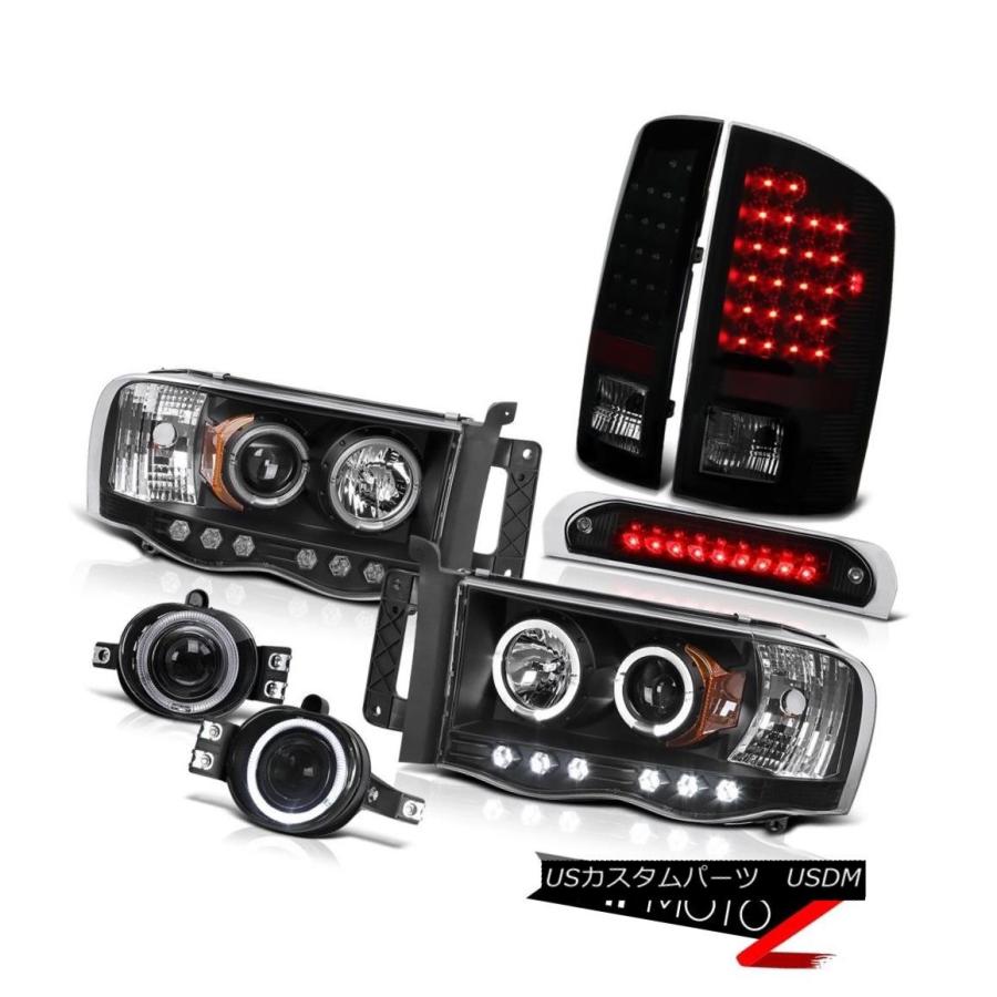 ヘッドライト DRLプロジェクターヘッドライトL.E.DテールライトフォグハイストップLED 02-05 Ram PowerTech DRL Proj
