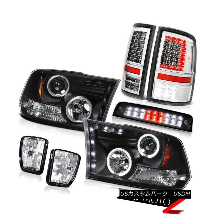 ヘッドライト 2013-2018 RAM 1500ブレーキライトクロームテールライト駆動ランプヘッドランプSET 2013-2018 RAM 1500