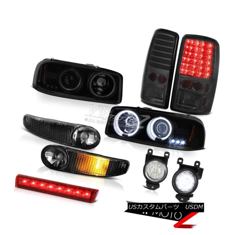 ヘッドライト CCFL Haloヘッドライトバンパー信号LED電球テールライトFogLampブレーキ01-06ユーコン CCFL Halo Headl