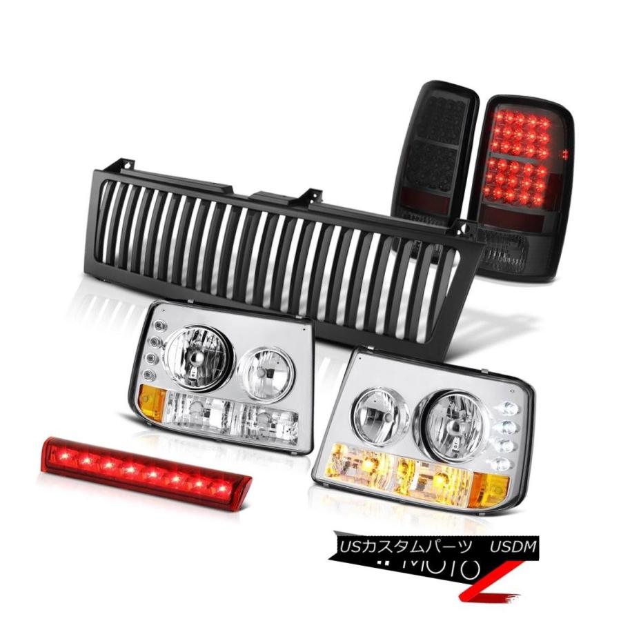 ヘッドライト ヘッドランプブレーキライトルーフLEDレッドブラックグリル00 01 02 03 04 05 06郊外 Headlamp Brake L