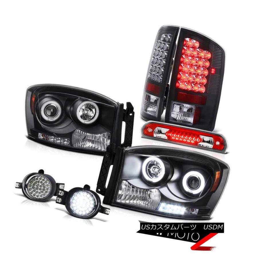 ヘッドライト C.C.F.L HaloヘッドライトLEDテールライトSMDフォグライトルーフブレーキレッド2006 Ram ST C.C.F.L Ha