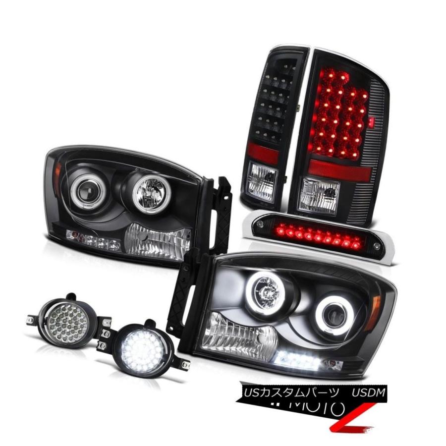 ヘッドライト 2007年のDodge Ram 1500 CCFL HaloヘッドライトテールライトLED Foglamp High Cargo 200