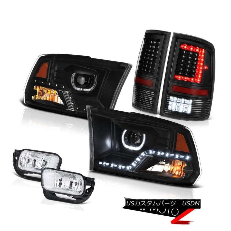 ヘッドライト 2009-2018ダッジRAM 3500 LEDテールライトヘッドユーロクロームフォグライト交換 2009-2018 Dodge RAM