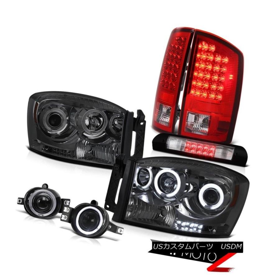 ヘッドライト 最も明るいCCFL HaloヘッドライトLED信号テールライトフォグハイストップ2006 Dodge Ram BRIGHTEST CCF