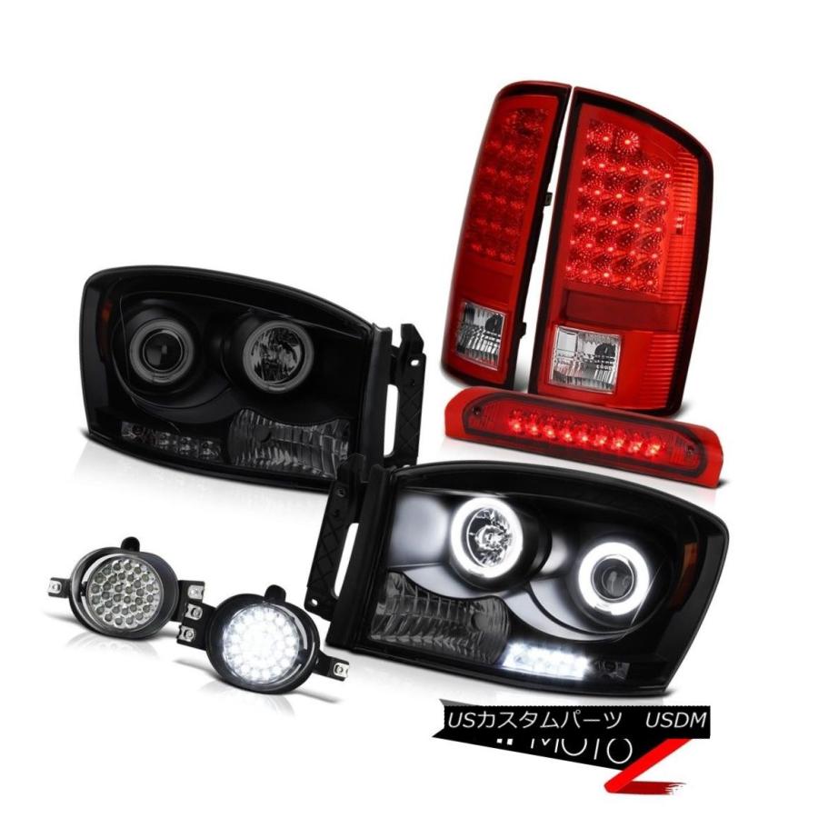 ヘッドライト 2006 Dodge Ram 5.7L CCFLエンジェルアイヘッドライトDRLフォグライトハイマウントストップランプ 2006 Dod