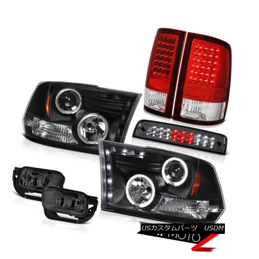 ヘッドライト 2010-2018 Dodge Ram 1500 SLTフォグランプハイストップランプレッドタイルランプヘッドライト 2010-2018