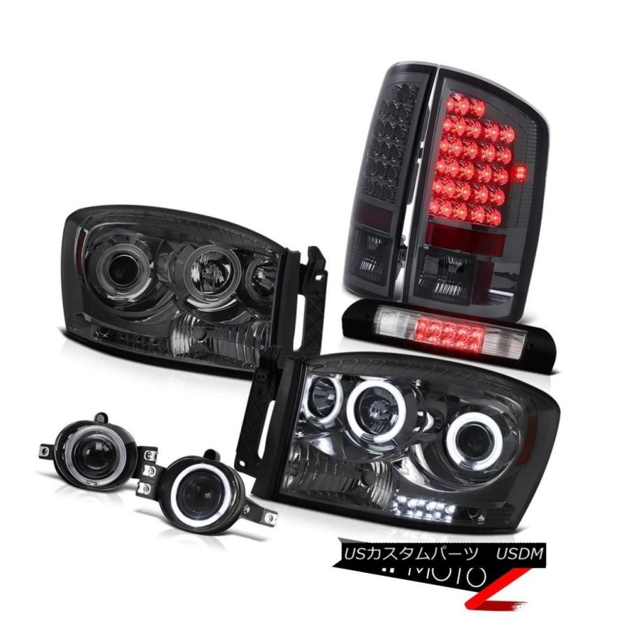 ヘッドライト CCFLヘッドライトパーキングテールライトバンパーフォグ3rdブレーキカーゴLED 2006 Dodge Ram CCFL Headli