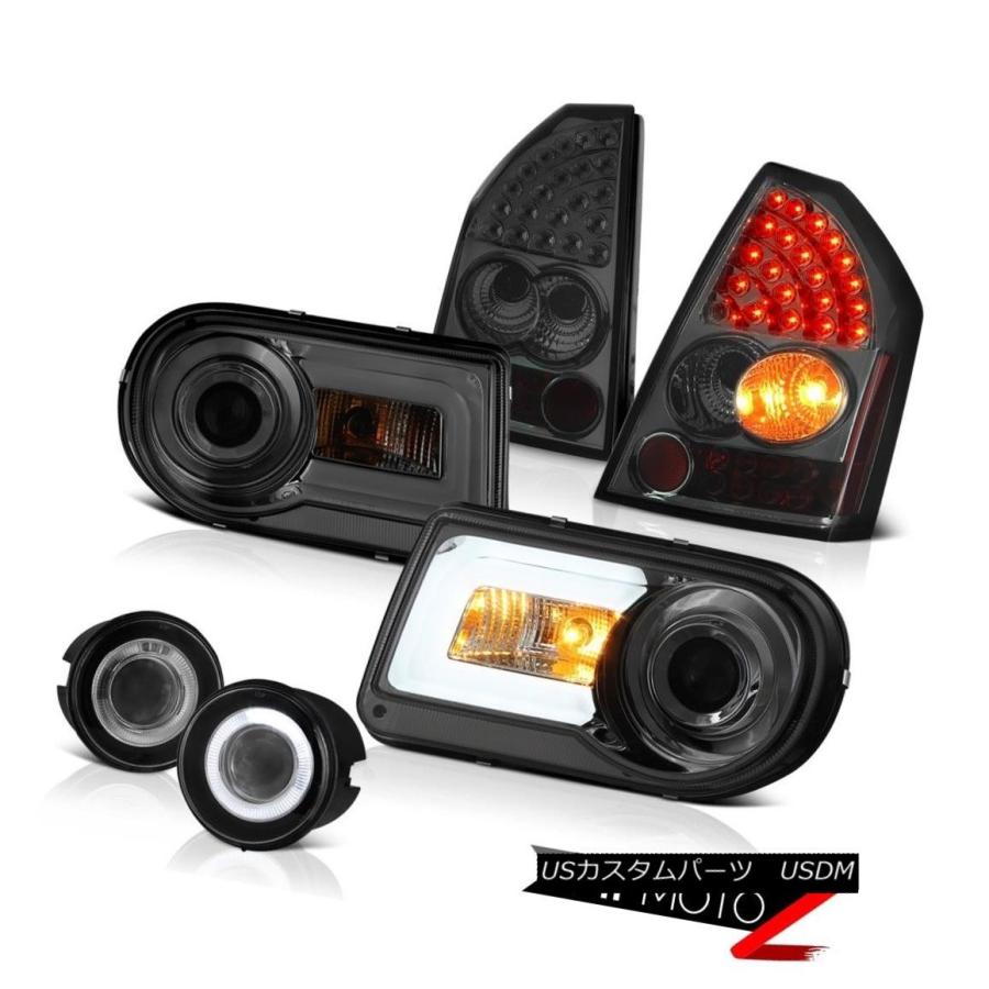 ヘッドライト 2005年2006年2007年クライスラー300C 6.1Lスモークヘッドライトパーキングテールライトドライビングフォグ 2005 20