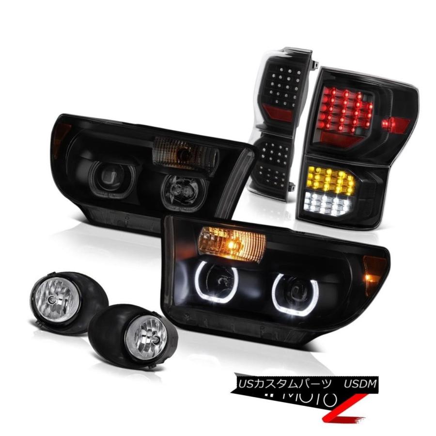 ヘッドライト 07-13トヨタ・トンドラSR5テール・ブレーキ・ランプ灰色のヘッドランプフォグランプLED 07-13 Toyota Tundra S