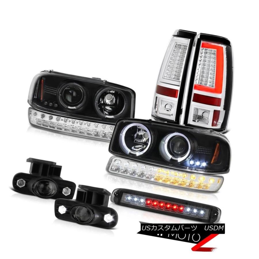ヘッドライト 99-02 Sierra 6.0Lテールランプルーフキャブ・ランプフォグライト信号ヘッドライトTron Tube 99-02 Sierr