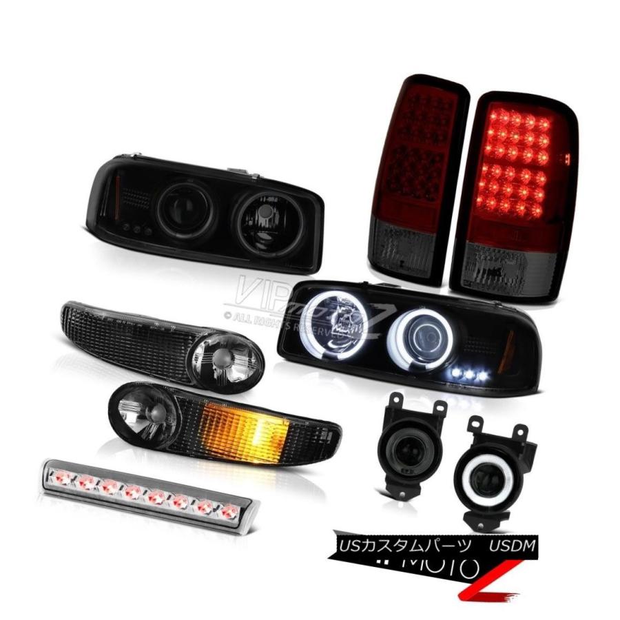 ヘッドライト CCFL HaloヘッドランプバンパーLEDテールライトブレーキカーゴ01 02 03 04 05 06ユーコン CCFL Halo H