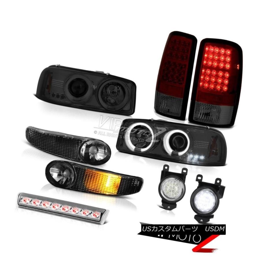 ヘッドライト 明るいCCFLハローヘッドランプバンパー信号尾灯霧ブレーキランプLED 01-06ユーコン Bright CCFL Halo Headl