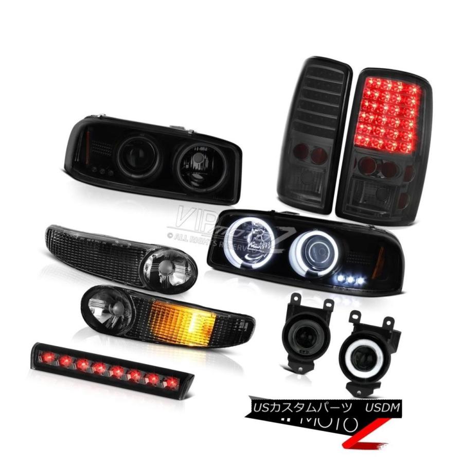 ヘッドライト 2001-2006 Yukon XL 6.0LヘッドライトCCFL Halo Bumper LED TailLight Fogブレーキカ