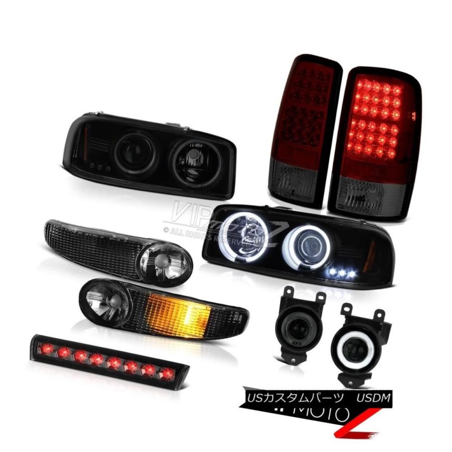 ヘッドライト ヘッドライトパーキング信号赤煙テールライトFoglights 3rd Brake 01-06 Yukon Headlights Park