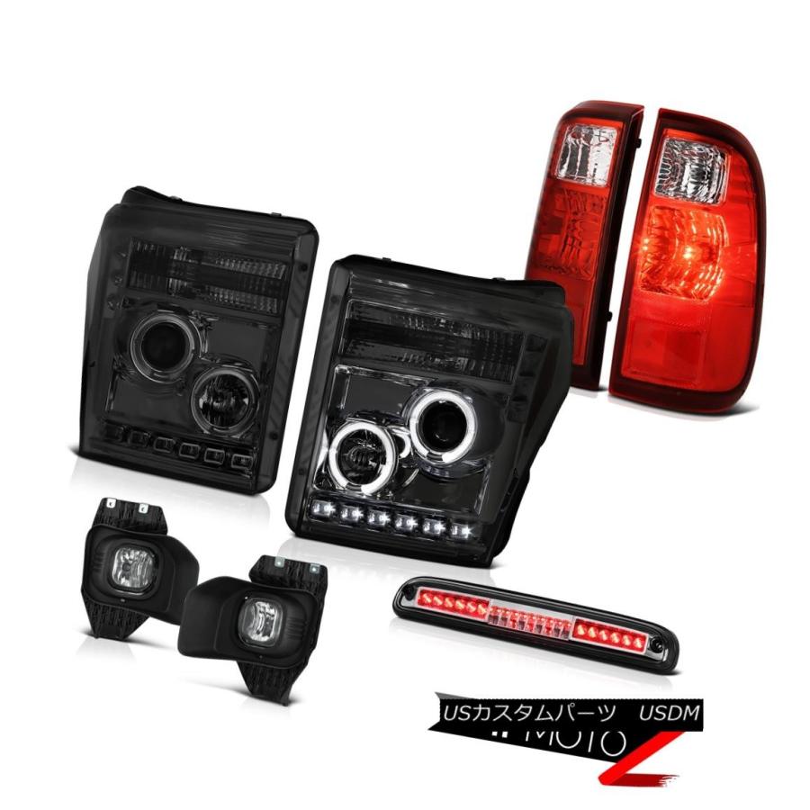 ヘッドライト 11-16 F250ラリアートハイストップライトフォグランプワインレッドテールブレーキランプヘッドランプ 11-16 F250 Lari
