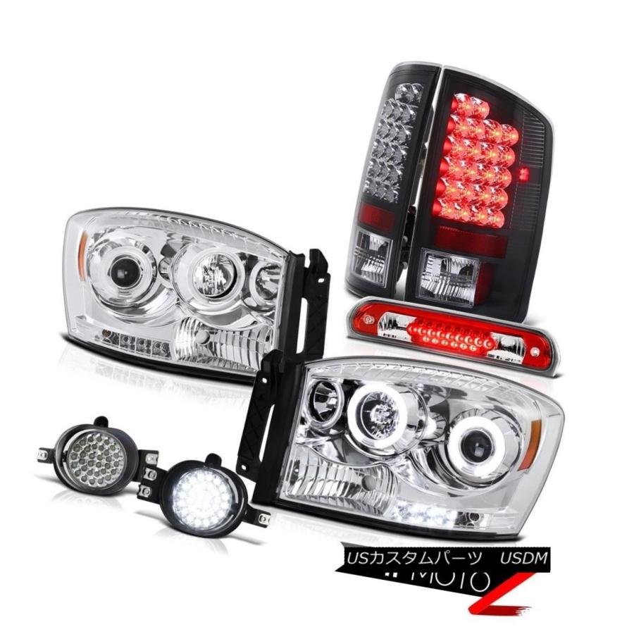 ヘッドライト C.C.F.Lリムヘッドライト明るいLEDテールライトD.R.Lフォグブレーキ2006 Dodge Ram SLT C.C.F.L Ri