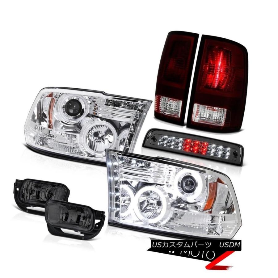 ヘッドライト 2010-2018 Dodge Ram 2500ローンスターフォグランプ第3ブレーキランプテールヘッドランプSMD 2010-2018