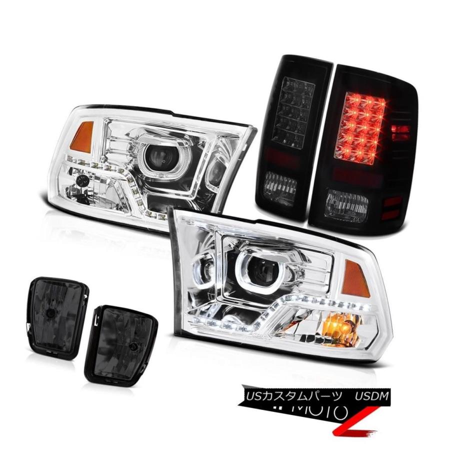 ヘッドライト 13-18 RAM 1500ユーロクリアDRLヘッドランプドライブライトLedテールアセンブリSET 13-18 RAM 1500 Eu