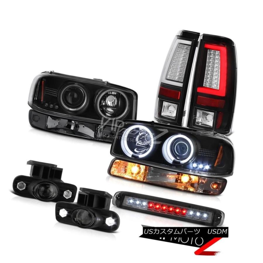 ヘッドライト 99-02 Sierra 2500HD TaillampsハイストップランプパーキングフォグランプCCFLヘッドランプ 99-02 Si