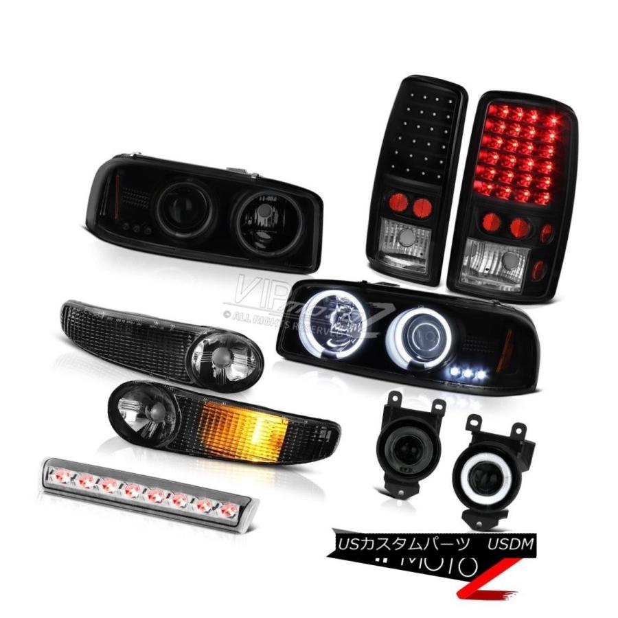 ヘッドライト 2001-2006ユーコンデナリCCFLハローヘッドライトバンパーLEDテールライトフォグ3RDブレーキ 2001-2006 Yukon