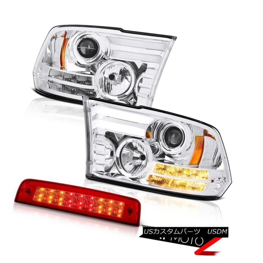 ヘッドライト 2013-2018 Ram 2500 5.7LレッドハイストップランプヘッドライトLEDネオンチューブBrighteST 2013-20