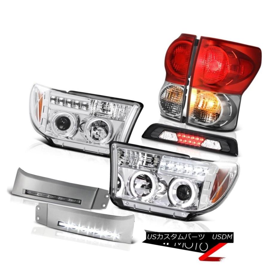 ヘッドライト 2007-2013トヨタトンドラSR5バンパーDRL 3RDブレーキライトテールライトヘッドランプDRL 2007-2013 Toyot