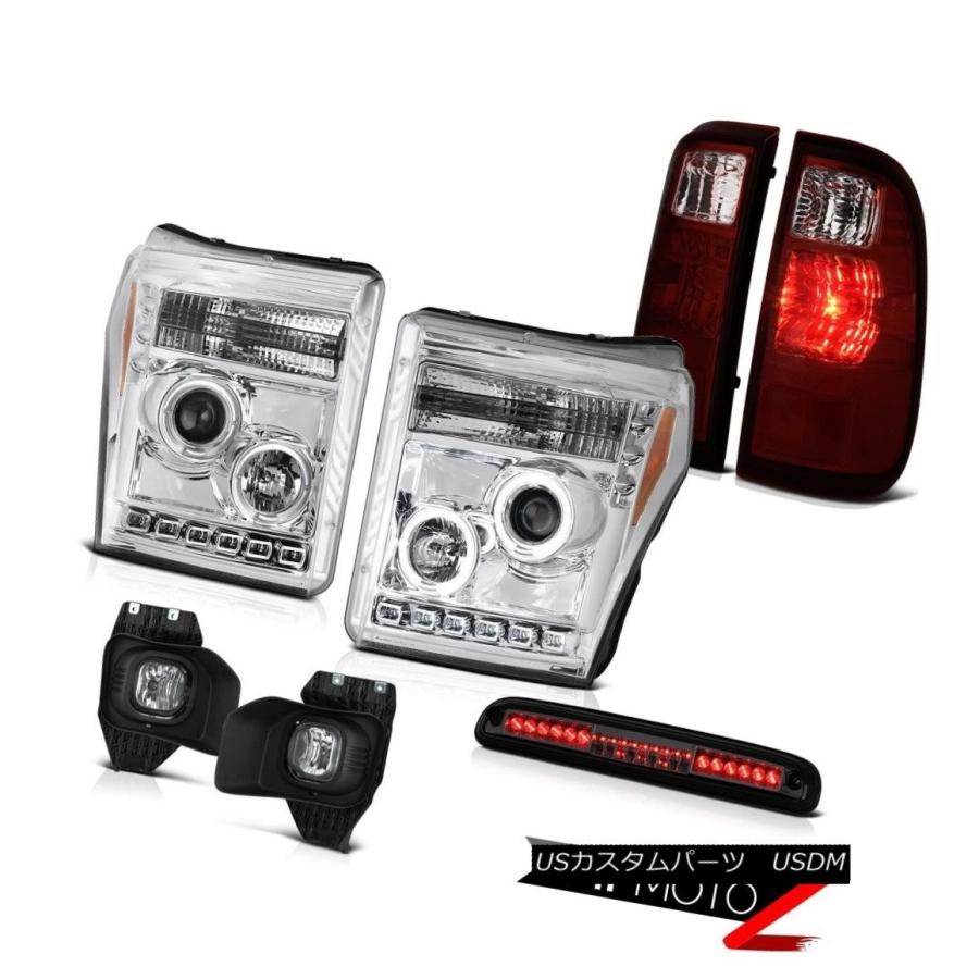 ヘッドライト 11-16 Ford F-250スーパーDutyスモークルーフブレーキランプフォグライトテールヘッドランプ 11-16 Ford F-2