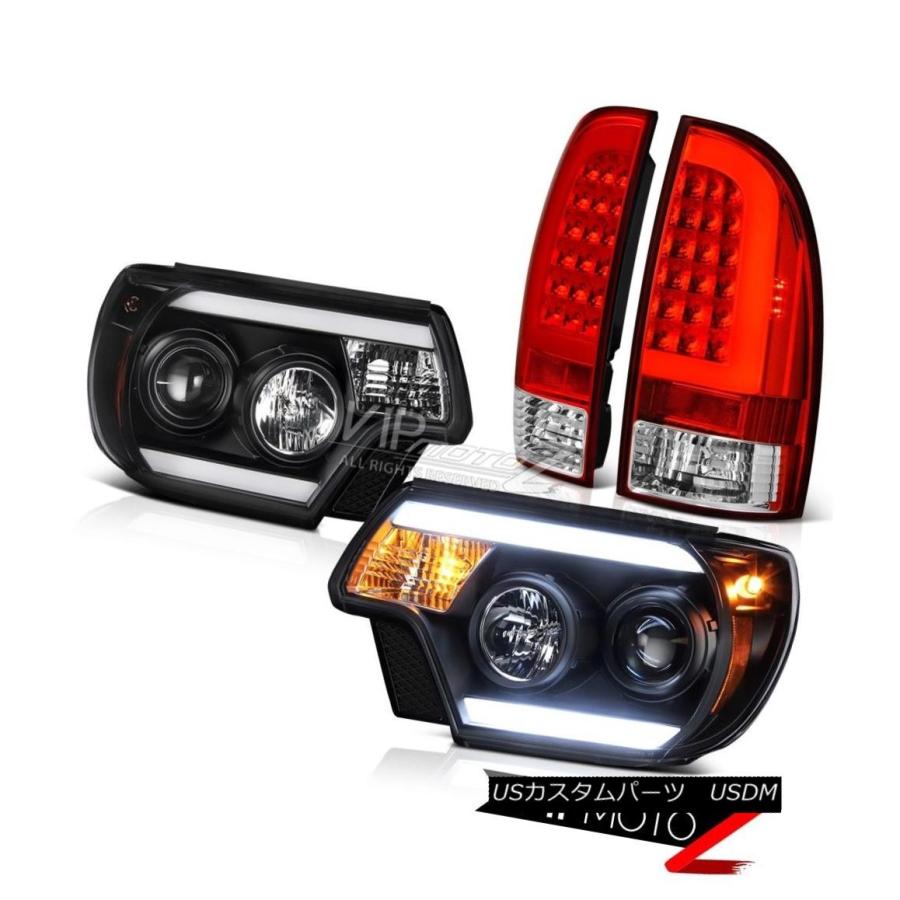 ヘッドライト 12-15トヨタタコマテールインキブラックヘッドランプ交換トロンスタイルブライト 12-15 Toyota Tacoma Tail In