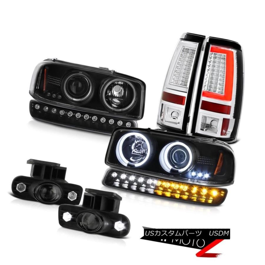 ヘッドライト 1999-2002 Sierra 2500HDテールランプ信号霧CCFLヘッドライト \"光ファイバー\"" 1999-2002 Sierra"