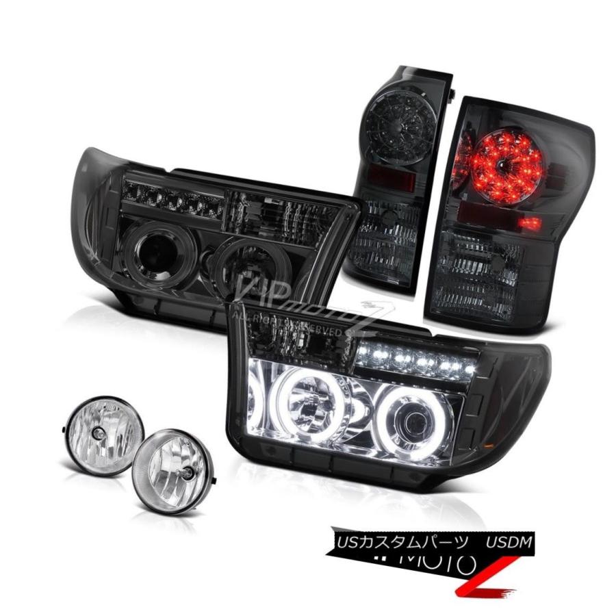 ヘッドライト 07-13 Tundra CCFL Haloプロジェクターヘッドライト+ Ledテールライト+フォグランプ 07-13 Tundra C