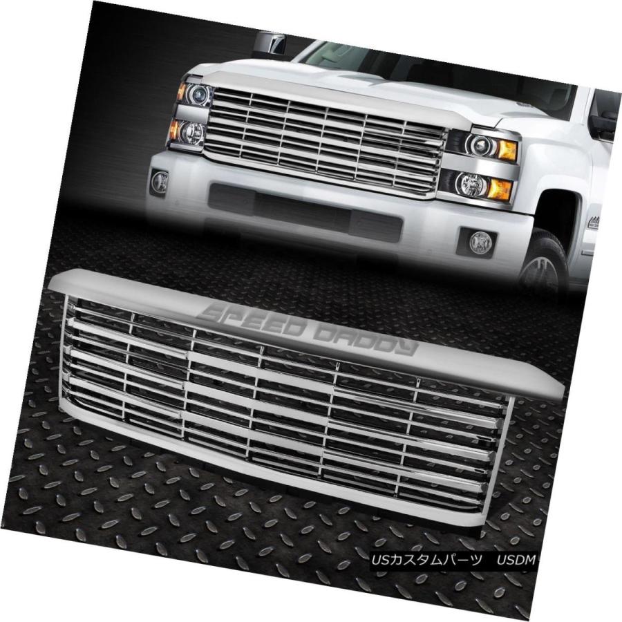 ヘッドライト BLACK HOUSING HEADLIGHT + LED DRL +アンバー信号+ビレットグリル14-15シルベラド BLACK HO_1