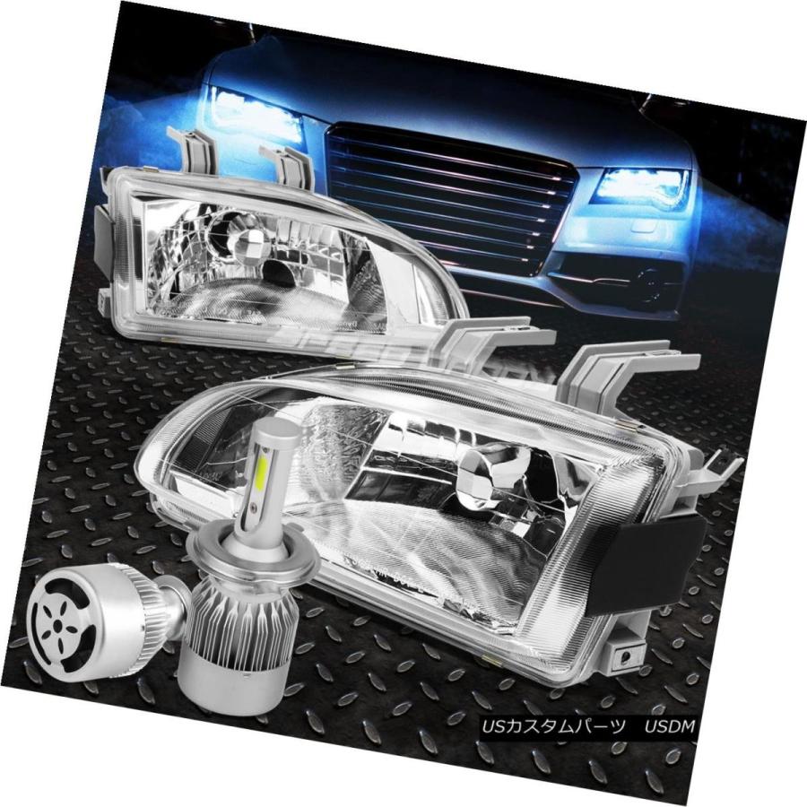 ヘッドライト CHROME HOUSING HEADLIGHT + WHIT 92-95ホンダシビックEG 