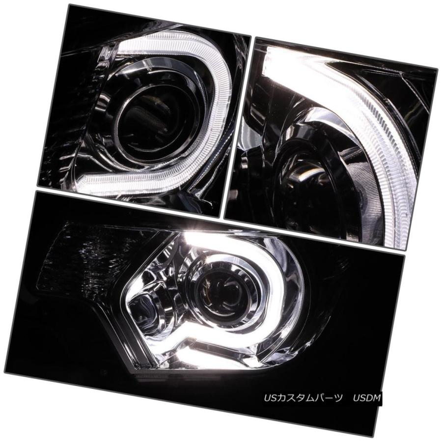 ヘッドライト [LEDハローリング] 2012-2015トヨタタコマクロームクリアプロジェクターヘッドライト/ランプ用 [LED HALO RING]の画像