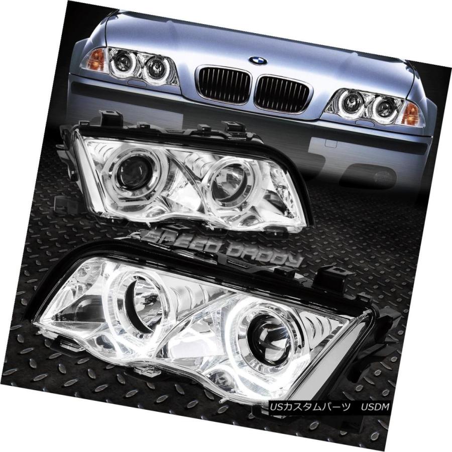 ヘッドライト CHROME PROJECTOR HEADLIGHT + CORN  ERランプ+ホワイトLED H1 HID W / FANの画像