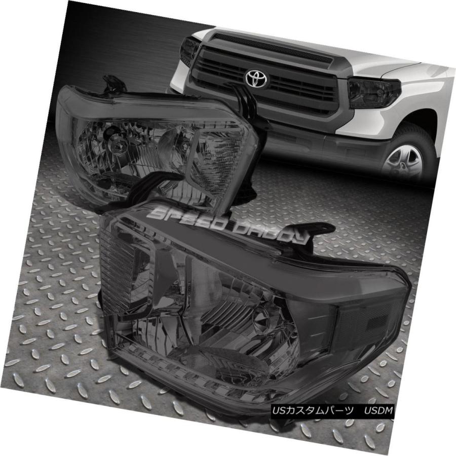 ヘッドライト 煙のない住宅のクリアサイドLED DRLヘッドライト+ 6000  14-17 TUNDRAのK HID LED + FANの画像