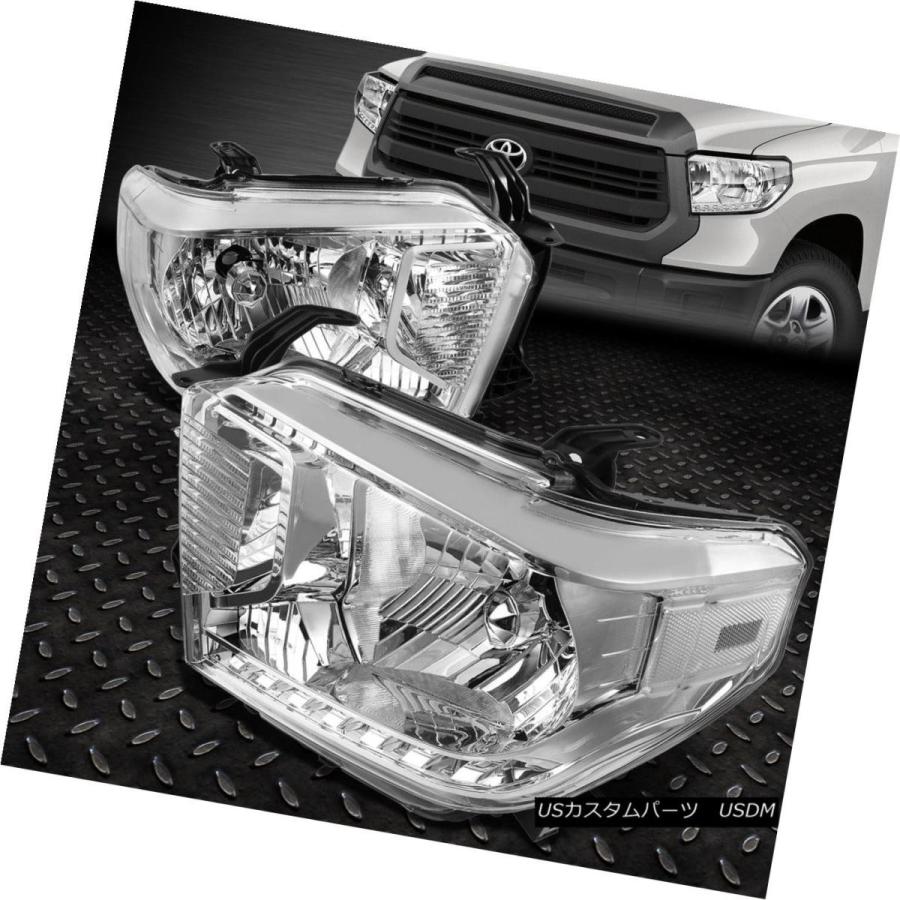 ヘッドライト CHROME HOUSING CLEAR SIDE LED DRLヘッドライト+ 6000   14-17 TUの画像