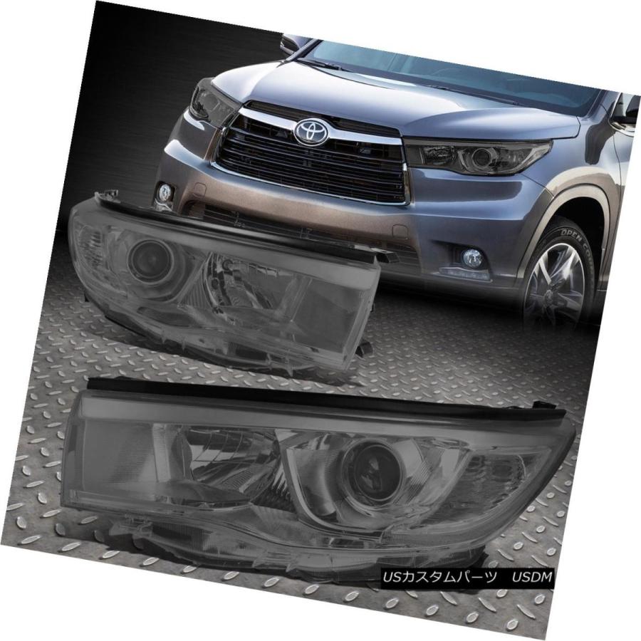 ヘッドライト 2014-2016年トヨタ高原住宅明瞭なコーナープロジェクターヘッドライト FOR 2014-2016 TOYOTA HIGHLANDE