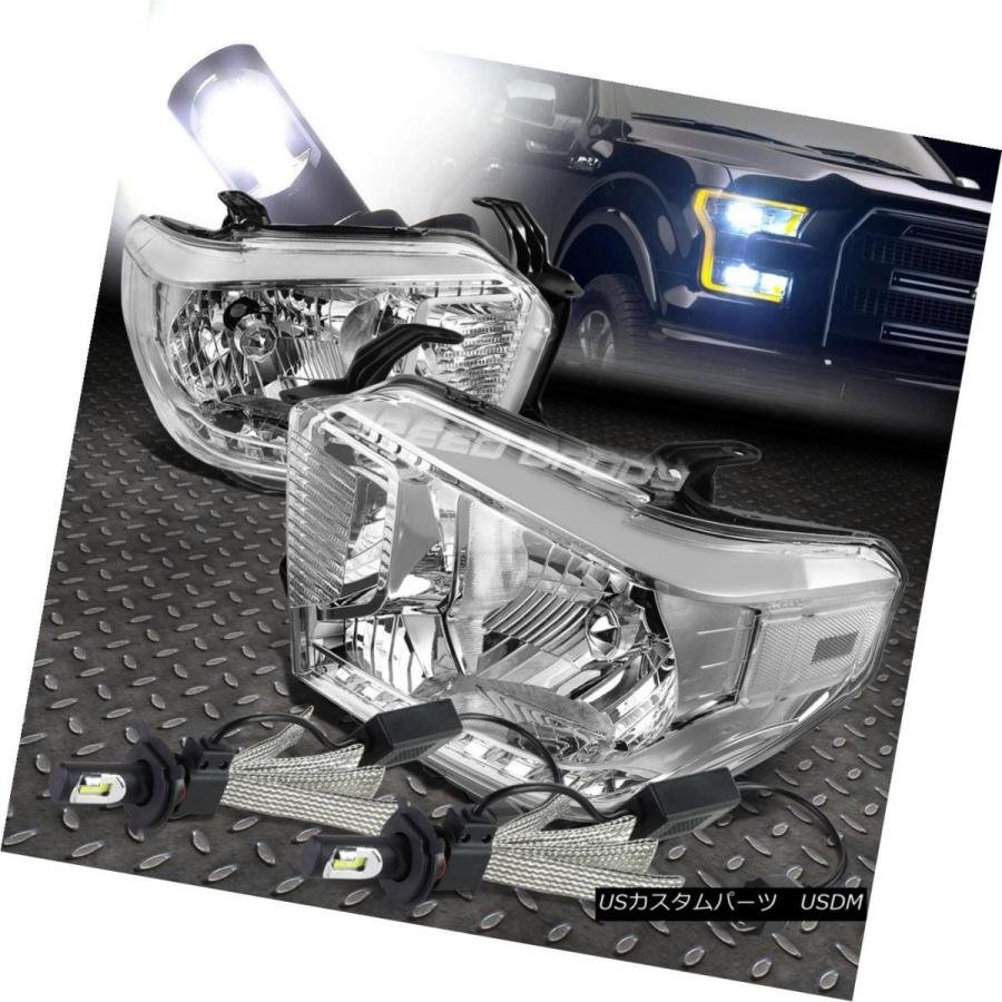 ヘッドライト CHROME HOUSING CLEAR CORNER LEDヘッドライト+ 6000   14-17 TOYO
