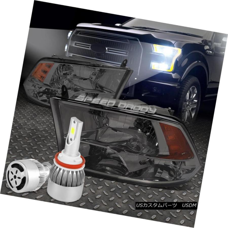 ヘッドライト ソーキークワッドヘッドライト+アンバー  Rコーナー+ホワイトLED H8 HID W / FAN用09-17
