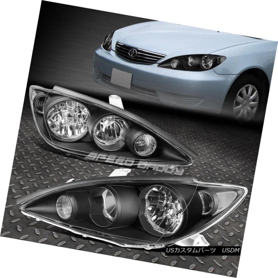 ヘッドライト クリアコーナーブラックヘッドライト+ 6000   k HID BULB +バラストキット05-06キャムXV3の画像