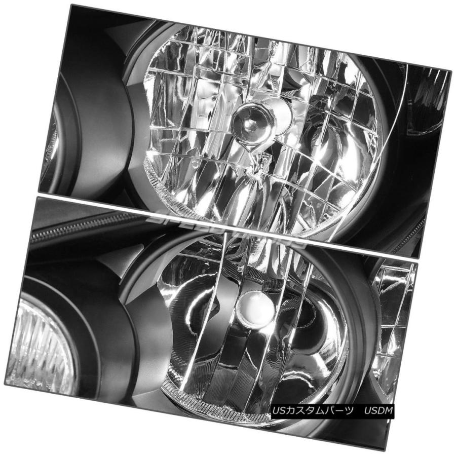 ヘッドライト クリアコーナーブラックヘッドライト+ 6000   k HID BULB +バラストキット05-06キャムXV3の画像