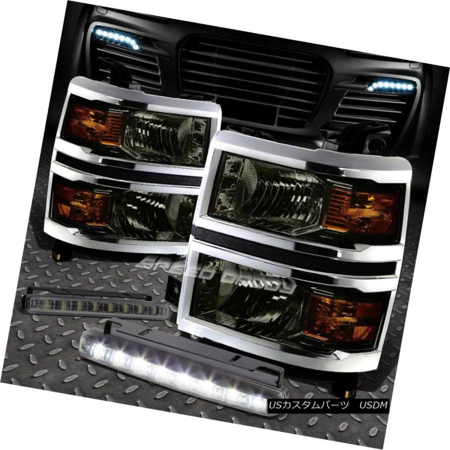 ヘッドライト 喫煙者用ヘッドライト+アンバー  Rコーナー+ 14-15 GMT K2XX用8個のLED煙霧ライト SMOKE