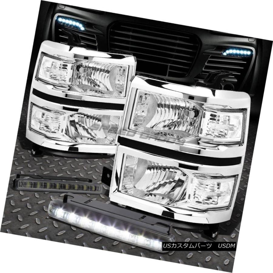ヘッドライト CHROME HOUSING HEADLIGHT + CLEA   Rコーナー+ 14-15 GMT K2XX用
