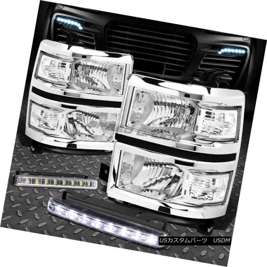 ヘッドライト CHROME HOUSING HEADLIGHT + CLEA   Rコーナー+ 14-15 GMT K2XX用