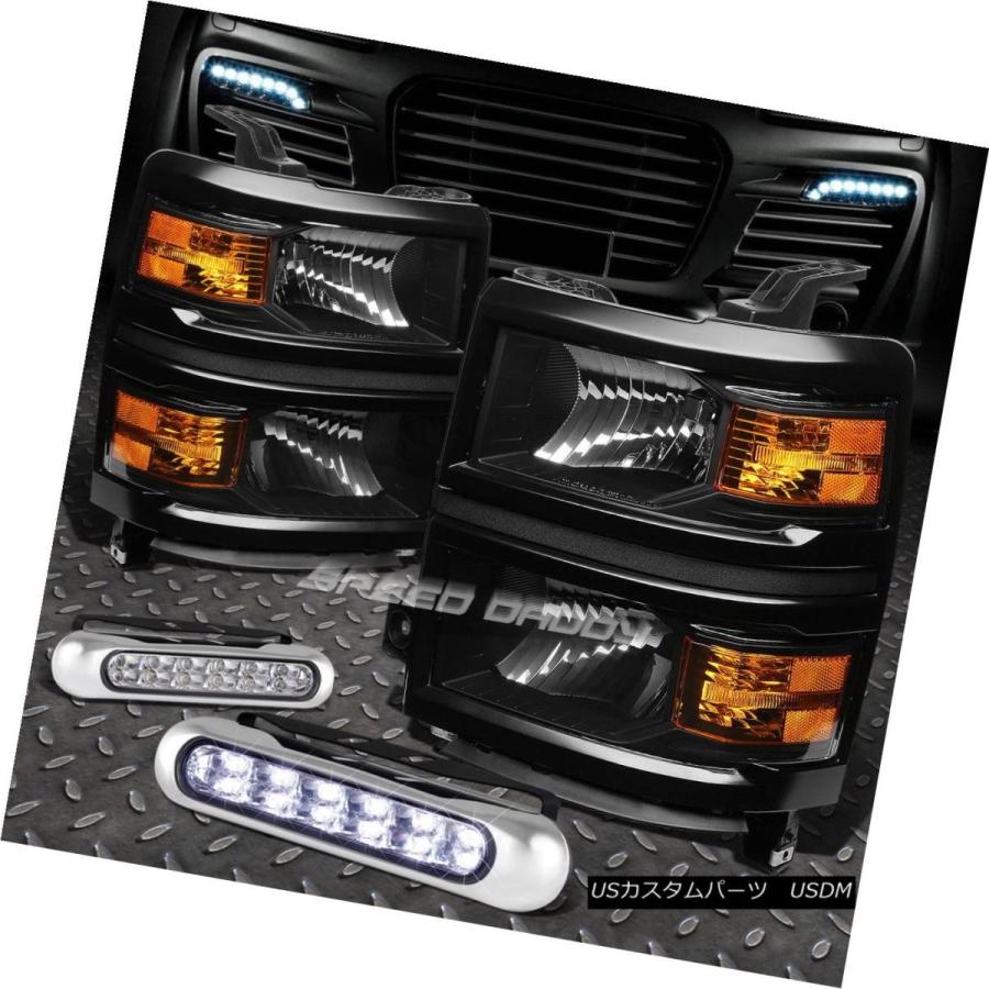 ヘッドライト BLACK HOUSING HEADLIGHT + AMBE   Rコーナー+ 14-15 GMT K2XX用1