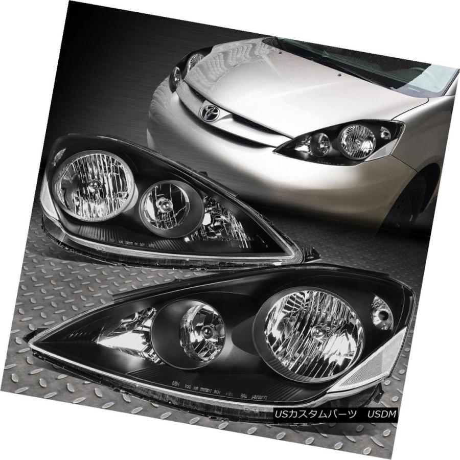 前照灯 FOR 06-10 SIENNA XL20 PAIR BLACK HOUSINGクリアサイドコーナーヘッドライト/照明ランプ仕掛ける FOR 車、バイク、自転車-ライト、レンズ