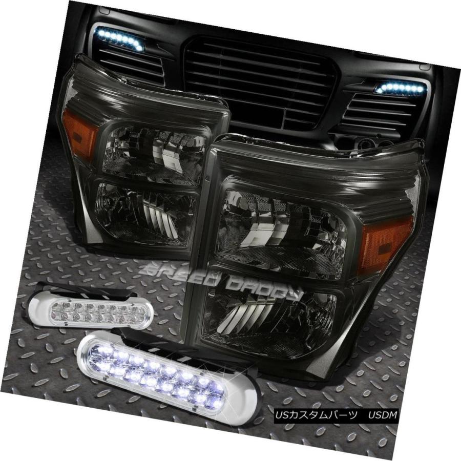 前照灯 SMOKED HOUSING HEADLIGHT + AMBE   R隅っこ+ 11-16百貨店ともし火用16 自動車-その他ライト-車、バイク、自転車