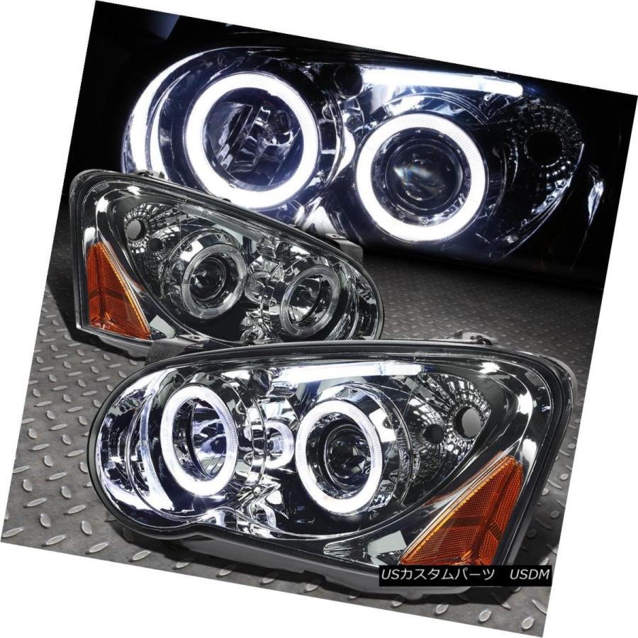 ヘッドライト [DUAL HALO] 2004-2005 SUBARU STI / WRX喫煙者用LED DRLプロジェクターヘッドライト [DUAL