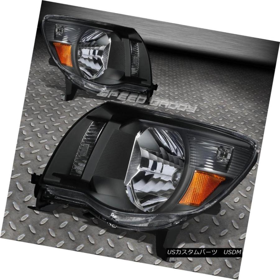 ヘッドライト BLACK HOUSINGアンバーリフレクターヘッドライト+ WHIT  E LED H4 HID W / FAN for 0の画像