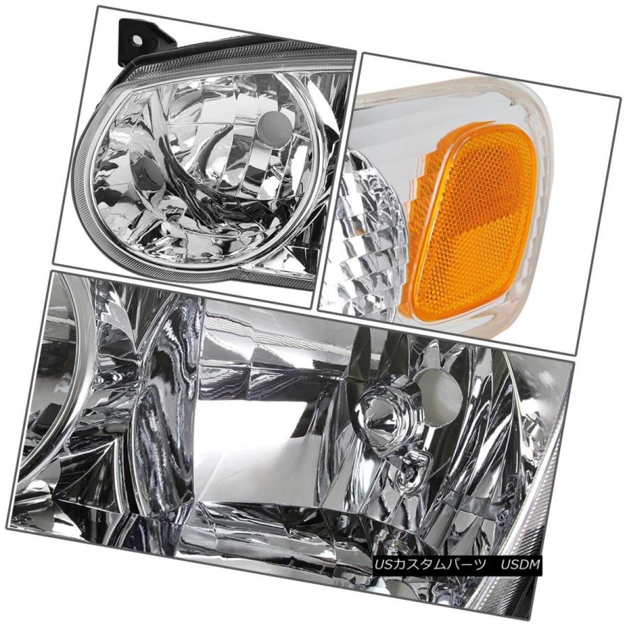 ヘッドライト CHROME HOUSING HEADLIGHT + AMBE   Rコーナー+ 01000 COROLLAの6_2